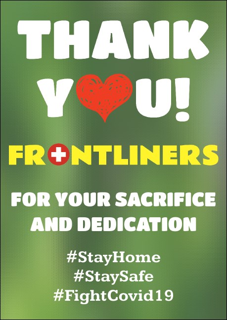 Front liners Appreciation Club Flyer Product Front