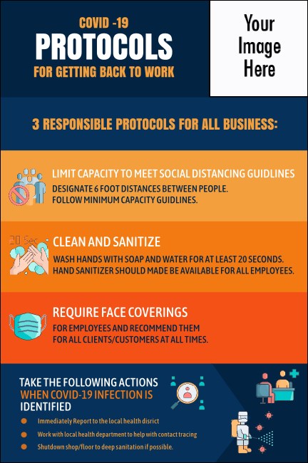 Back To Work Protocols 2035 Poster Product Front