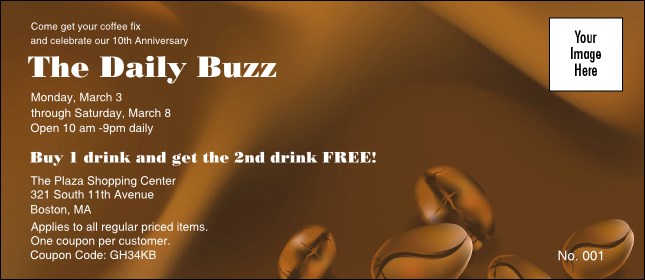 Coffee Coupon 2 Product Front