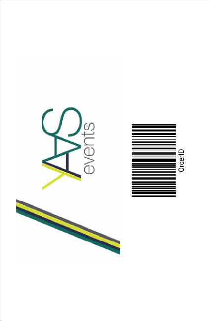 Golf Backswing Drink Ticket Product Back