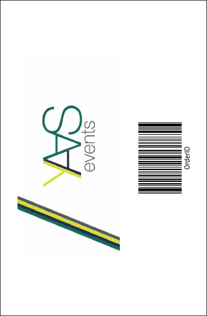 Contemporary Mixed Martial Arts Drink Ticket Product Back