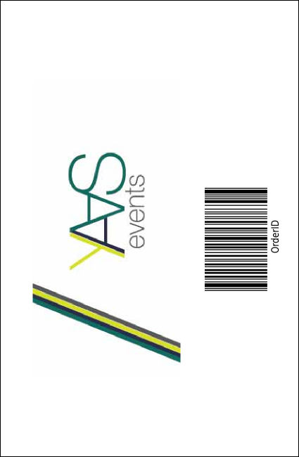 Volleyball Sun Rays Drink Ticket Product Back