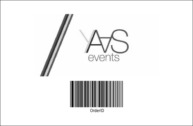Hollywood Drink Ticket (Black and white) Product Back