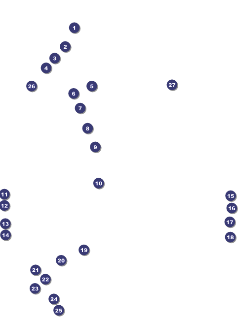 Versus Black Flyer Front Field Markers