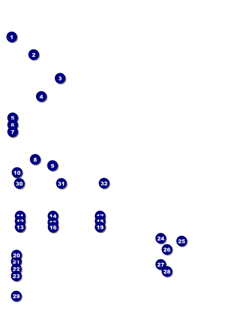 Comedy Retro Microphone Flyer Front Field Markers