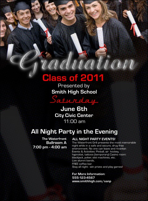 Graduation Diploma Flyer Product Front