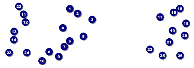 Color Circles Event Ticket Front Field Markers