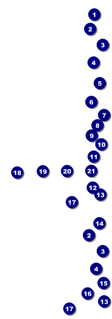 Alternative Music Event Ticket Front Field Markers