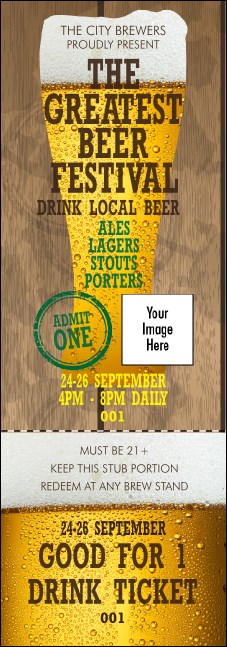 Beer Festival Event Ticket