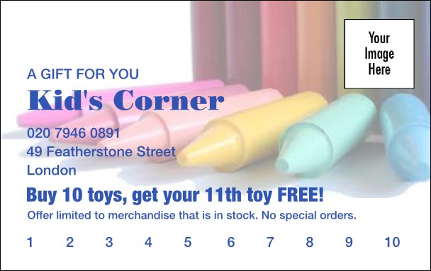Crafts Loyalty Card Product Front