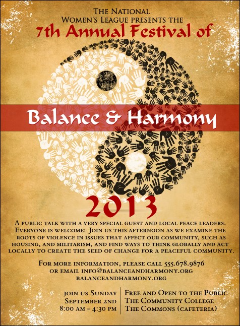 Yin Yang Invitation Product Front