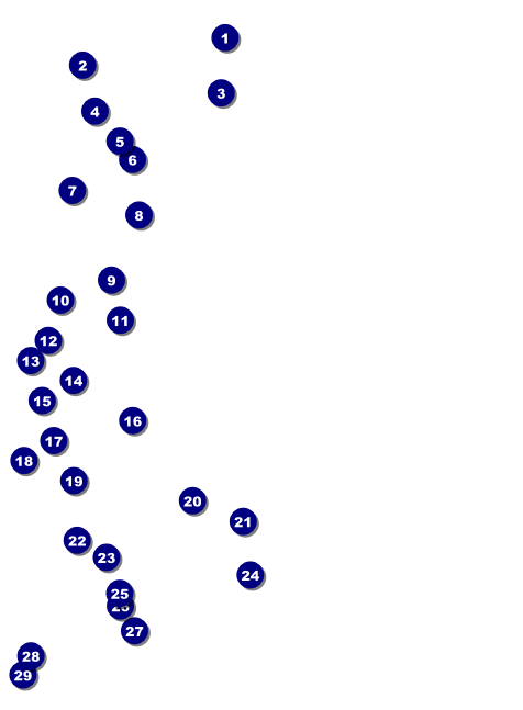 Dance Circles Invitation Front Field Markers