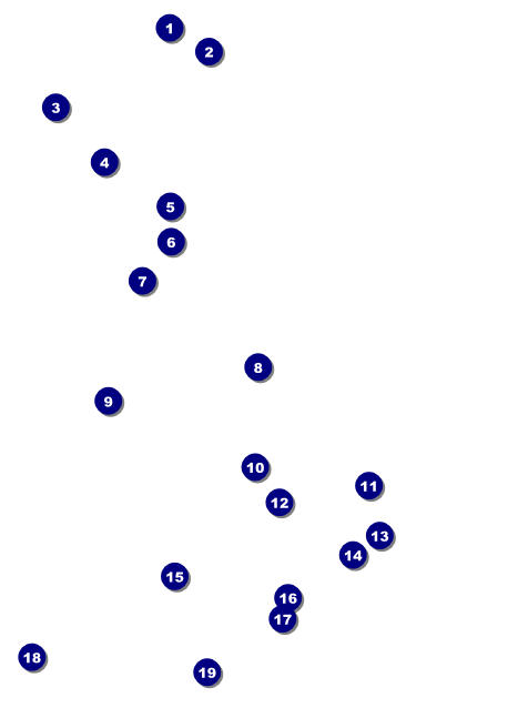 Women's Expo Abstract Invitation Front Field Markers