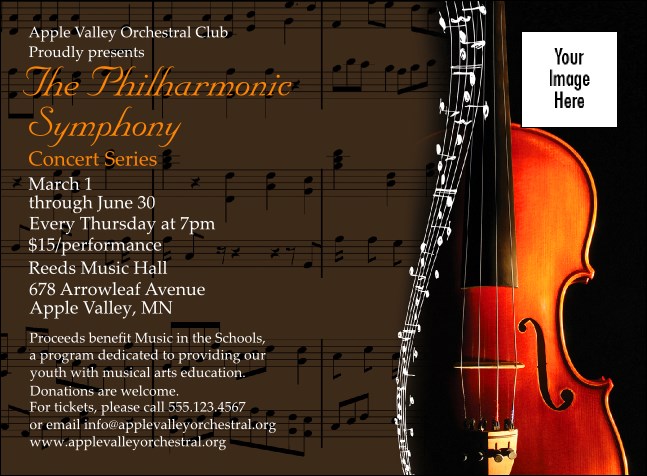 Symphony Invitation Product Front