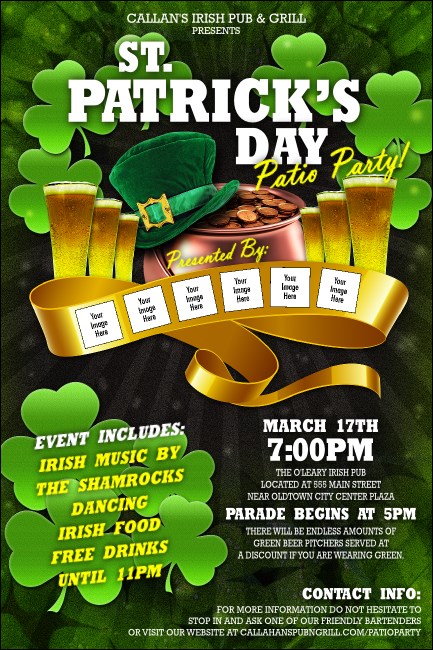St. Patrick's Day Party Poster