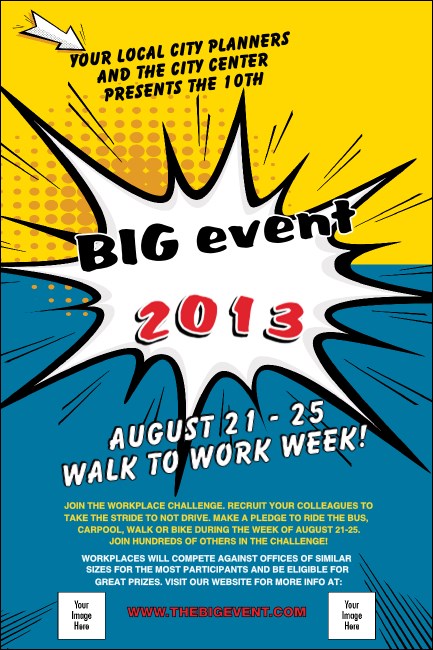 Retro Comic Book Poster Product Front