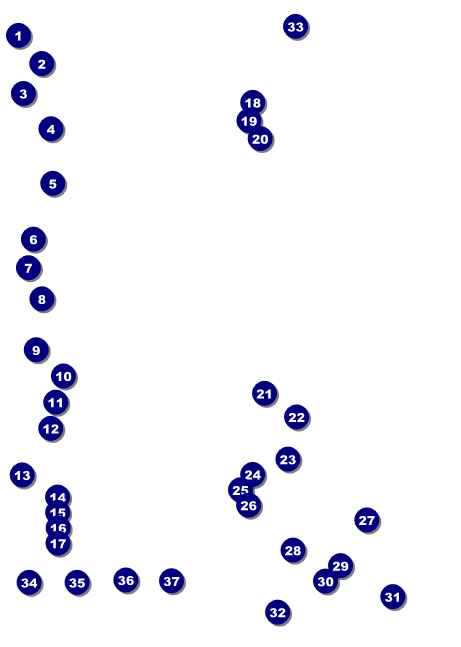 Run for a Cause Pink Postcard Front Field Markers