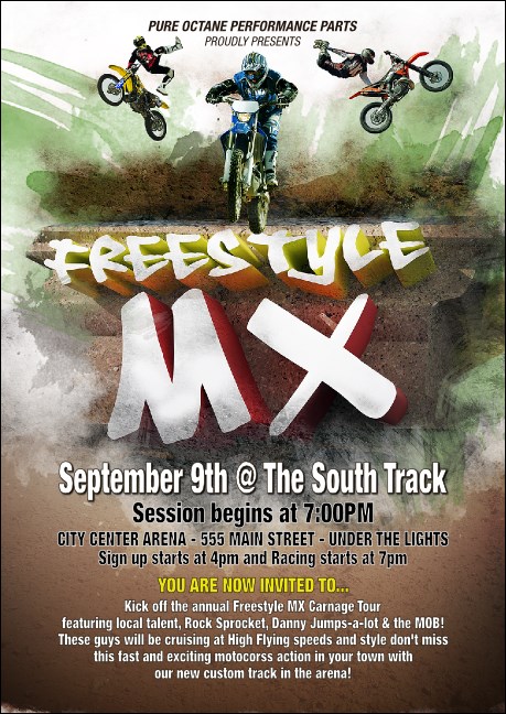 Freestyle MX Postcard Product Front