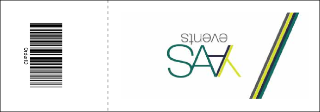 Winter Bird Raffle Ticket Product Back