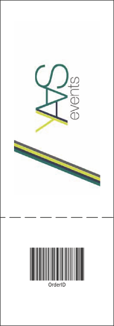 Green Gift Raffle Ticket Product Back