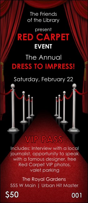 Red Carpet VIP Pass