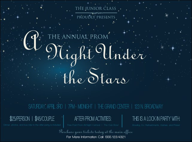 Star Theme Flyer Product Front