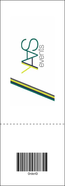 Curling Raffle Ticket Product Back