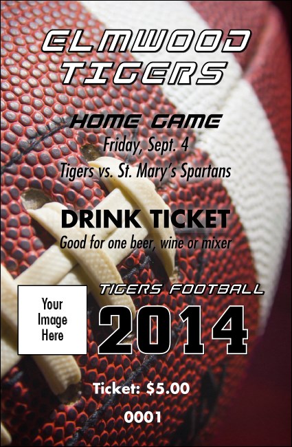 American Football Schedule Drink Ticket