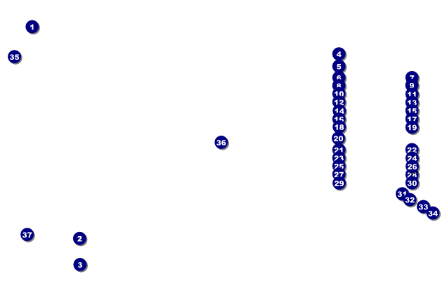 American Football Schedule Poster Front Field Markers