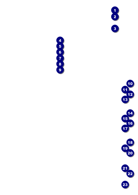 Archery Postcard Front Field Markers