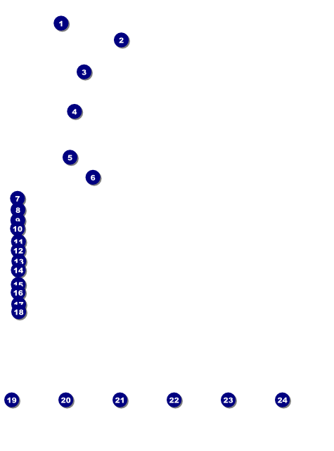 Blues Logo Flyer Front Field Markers