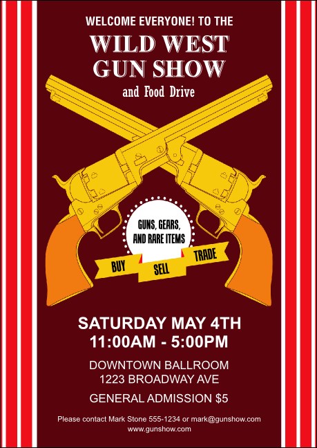 Gun Show Postcard