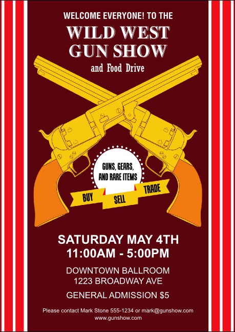 Gun Show Postcard Product Front