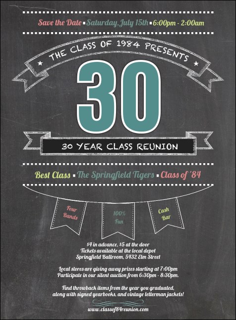 Class Reunion Invitation