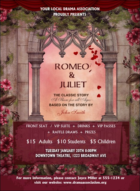 Romeo and Juliet Invitation Product Front