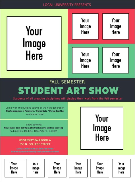 Image Upload Logo Flyer Product Front