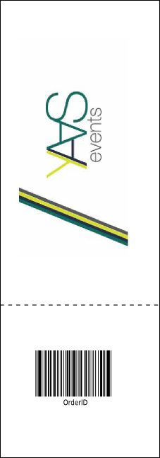 Christmas Carol Event Ticket Product Back