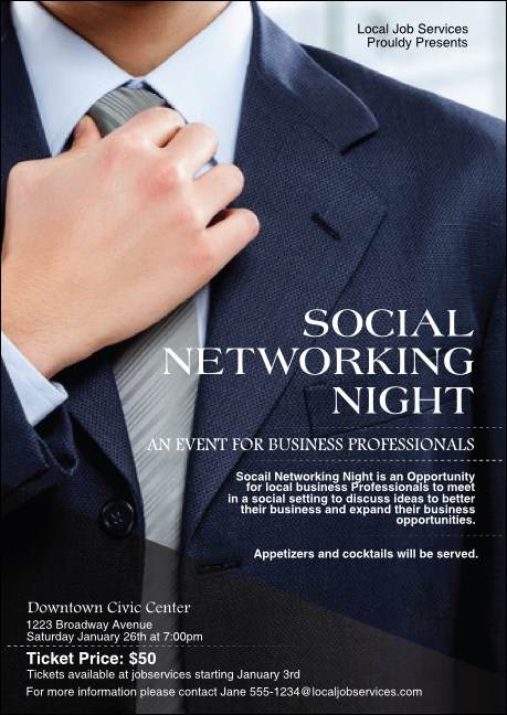 Social Networking Postcard Product Front