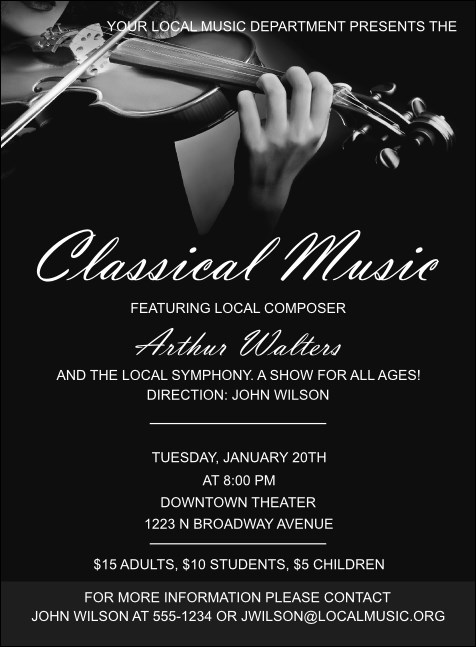 Classical Music Invitation
