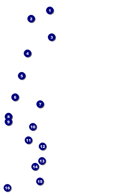 All Purpose Geometric Postcard Front Field Markers