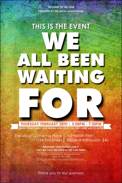 Rainbow Poster Product Front