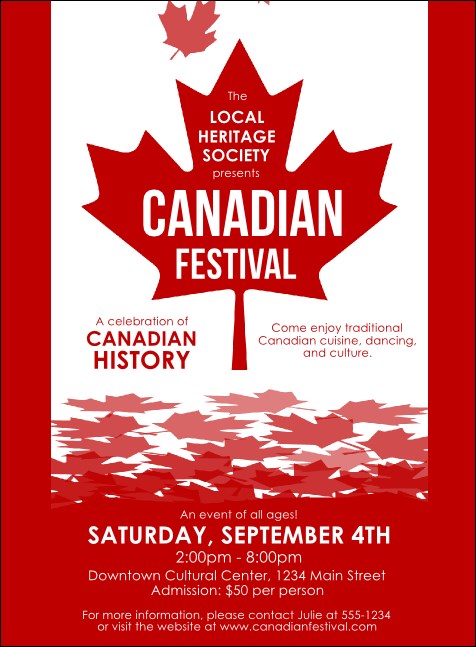 Canada Invitation Product Front