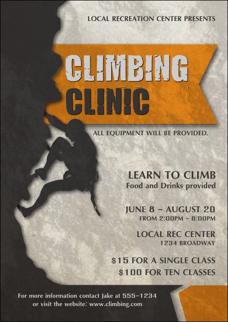 Climbing Postcard Product Front