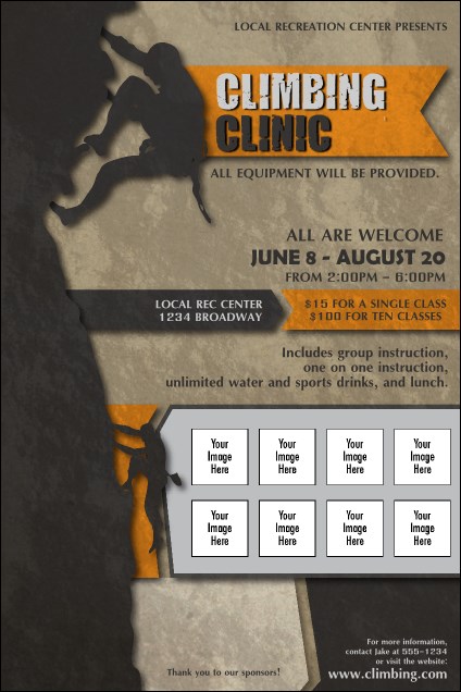 Climbing Logo Poster Product Front