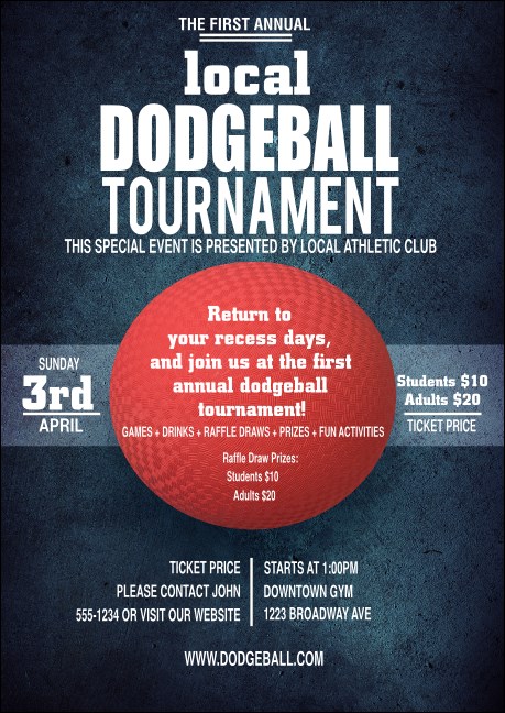 Dodgeball Postcard Product Front