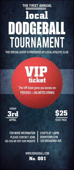 Dodgeball VIP Pass Product Front