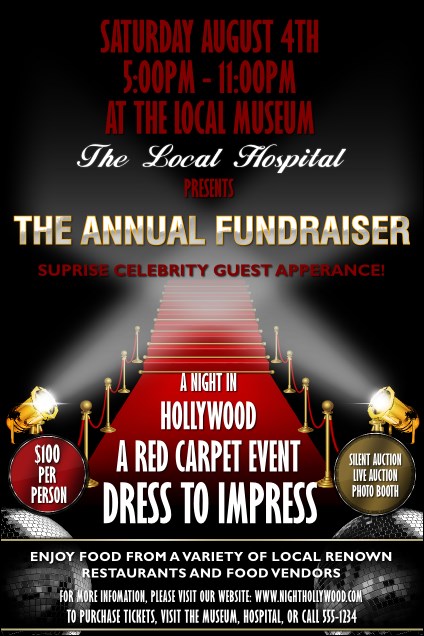 Hollywood Lights Poster Product Front