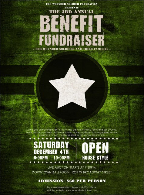 Military Flyer Product Front