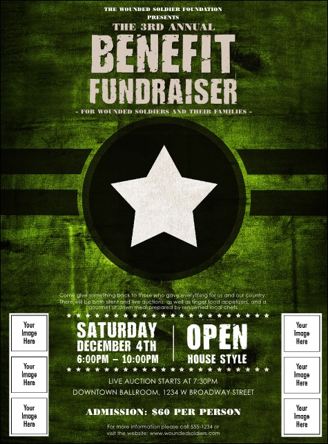 Military Logo Flyer Product Front