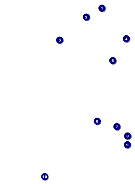 Soccer Ribbon Invitation Front Field Markers